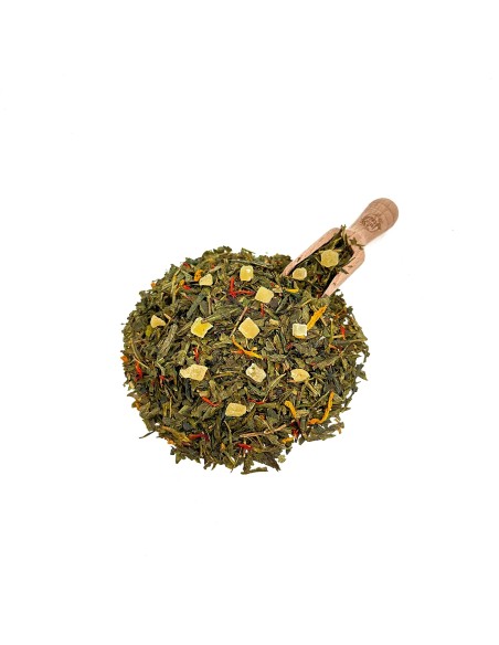 Thé Vert - Tropicool - Ananas & Mangue | Infini & Tea |