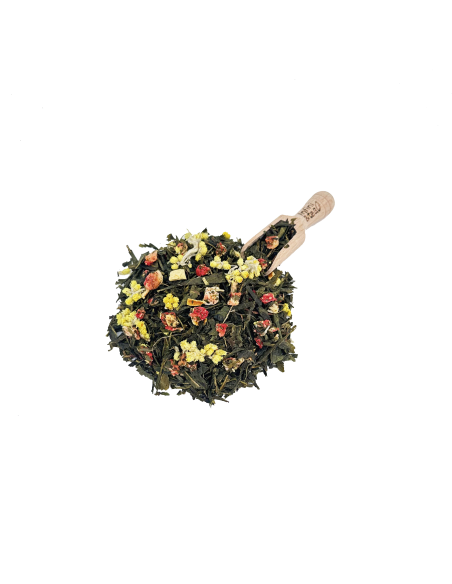 Thé Vert - My Lady Mélodie - Fraise Orange | Infini & Tea |