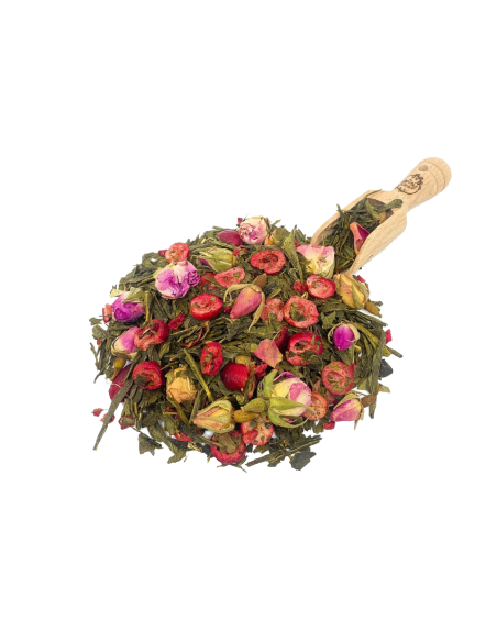 Thé Vert - Rosie - Cranberry & Framboise | Infini & Tea |