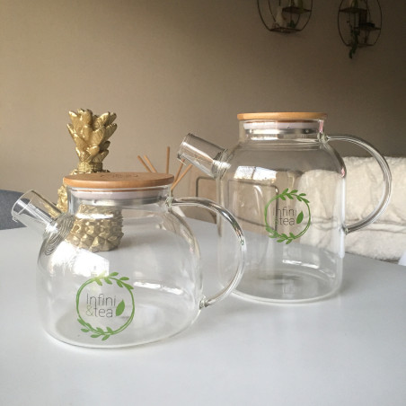 Théière en verre 1,8L